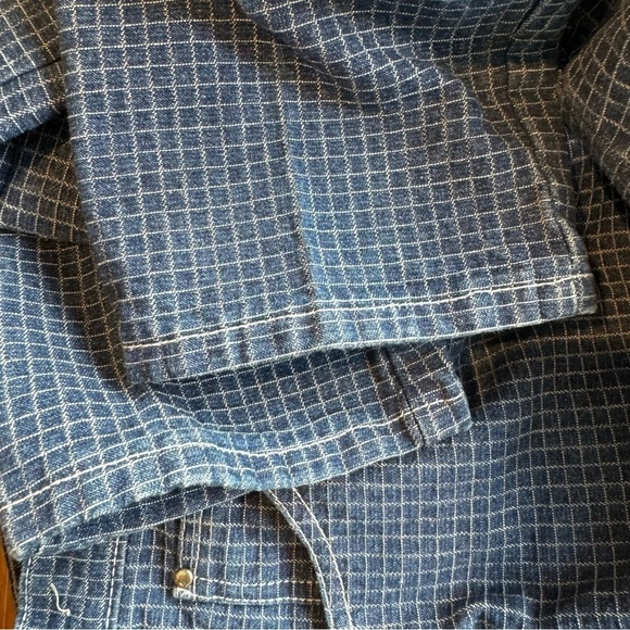 Vintage Jordache Jeans Grid High Rise Tapered Leg Juniors 12/28 Actual 26”x29” - Picture 8 of 10